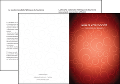 creer modele en ligne depliant 2 volets  4 pages  rouge couleur couleurs MFLUOO62415