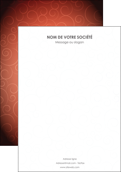 personnaliser maquette affiche rouge couleur couleurs MFLUOO62417