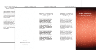 faire modele a imprimer depliant 4 volets  8 pages  rouge couleur couleurs MFLUOO62423
