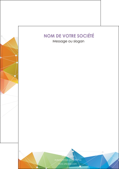 faire modele a imprimer flyers graphisme arc en ciel bleu abstrait MFLUOO62437