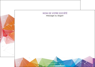 modele en ligne affiche graphisme arc en ciel bleu abstrait MFLUOO62455