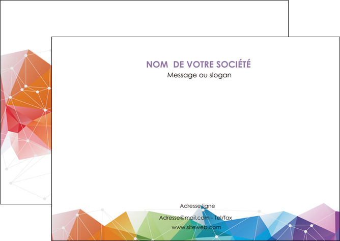 cree flyers graphisme arc en ciel bleu abstrait MFLUOO62461