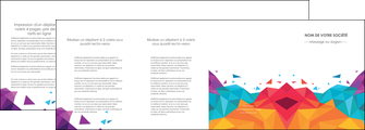 creation graphique en ligne depliant 4 volets  8 pages  couleur couleurs colore MLGI62749