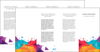personnaliser modele de depliant 4 volets  8 pages  couleur couleurs colore MLGI62753
