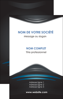 impression carte de visite gris bleu couleurs froides MLIGBE62777