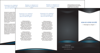 creation graphique en ligne depliant 4 volets  8 pages  gris bleu couleurs froides MLIGBE62813
