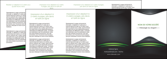 exemple depliant 4 volets  8 pages  gris vert vintage MIFBE62867