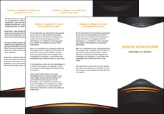Impression tarif impression plaquettes couleur Bijouterie papier à prix discount et format Dépliant 6 pages pli accordéon DL - Portrait (10x21cm lorsque fermé)