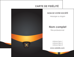 faire modele a imprimer carte de visite web design noir simple professionnel MLIG63577