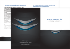 modele depliant 2 volets  4 pages  gris gris fonce mat MLIGCH63659