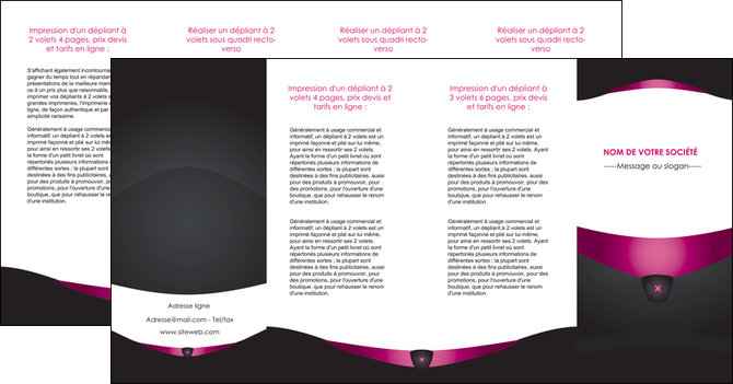 faire depliant 4 volets  8 pages  gris gris fonce mat MIDBE63875