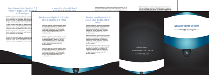 exemple depliant 4 volets  8 pages  gris gris fonce mat MLGI63941
