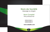 faire modele a imprimer carte de visite gris vert fond MLGI64001