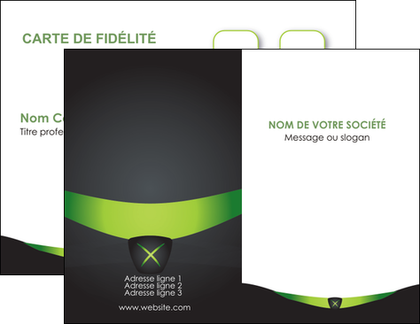 modele en ligne carte de visite gris vert fond MFLUOO64011