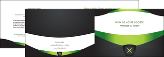 imprimerie depliant 2 volets  4 pages  gris vert fond MFLUOO64017