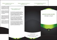 impression depliant 3 volets  6 pages  gris vert fond MFLUOO64027