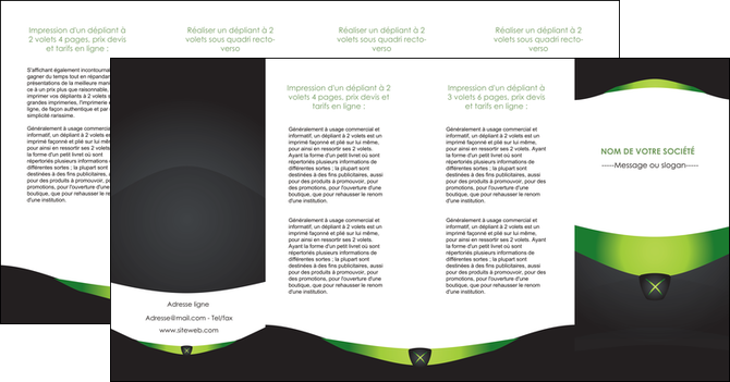 imprimer depliant 4 volets  8 pages  gris vert fond MIDBE64049