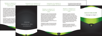 creer modele en ligne depliant 4 volets  8 pages  gris vert fond MFLUOO64051