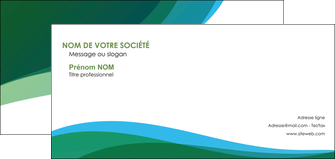 personnaliser modele de carte de correspondance vert bleu couleurs froides MLGI64201