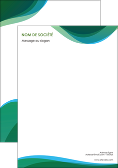 cree affiche vert bleu couleurs froides MLGI64205