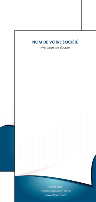 personnaliser maquette flyers bleu fond  bleu couleurs froides MFLUOO64287