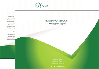 faire set de table vert fond vert abstrait MLIGCH64341