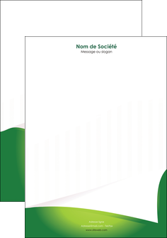 imprimerie tete de lettre vert fond vert abstrait MLIGCH64373