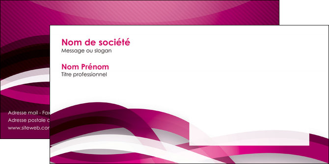 personnaliser maquette enveloppe violet violet fonce couleur MFLUOO64553
