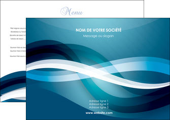 creation graphique en ligne set de table web design bleu fond bleu couleurs froides MIDLU64681