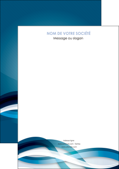 imprimer affiche web design bleu fond bleu couleurs froides MIDLU64683