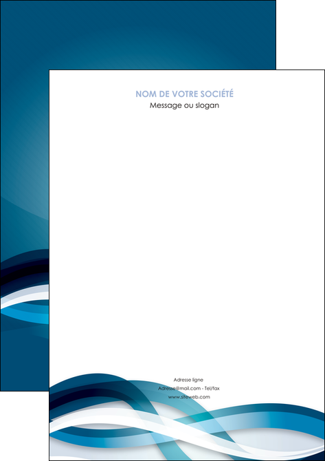 creer modele en ligne affiche web design bleu fond bleu couleurs froides MIDLU64685