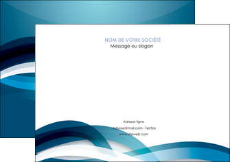 modele en ligne affiche web design bleu fond bleu couleurs froides MIDLU64705