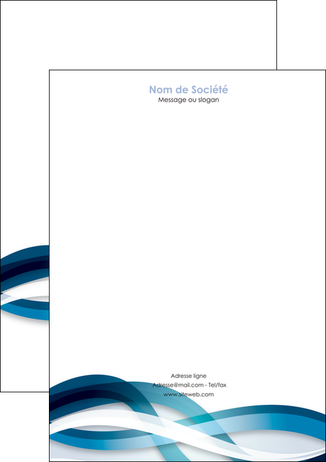 realiser tete de lettre web design bleu fond bleu couleurs froides MIDLU64713