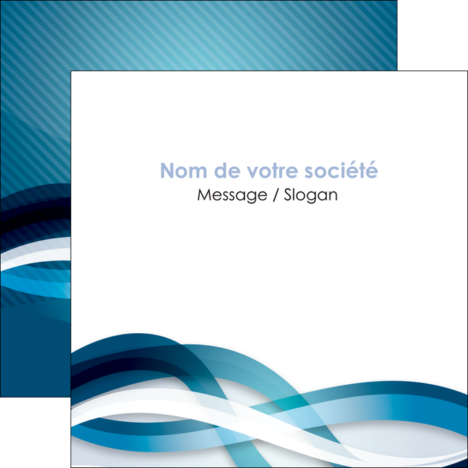 faire modele a imprimer flyers web design bleu fond bleu couleurs froides MIDLU64715