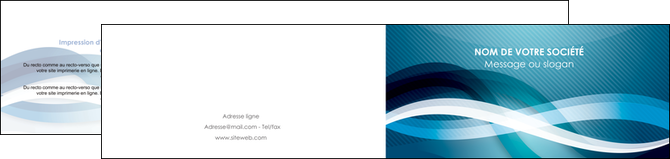 exemple depliant 2 volets  4 pages  web design bleu fond bleu couleurs froides MIDLU64717