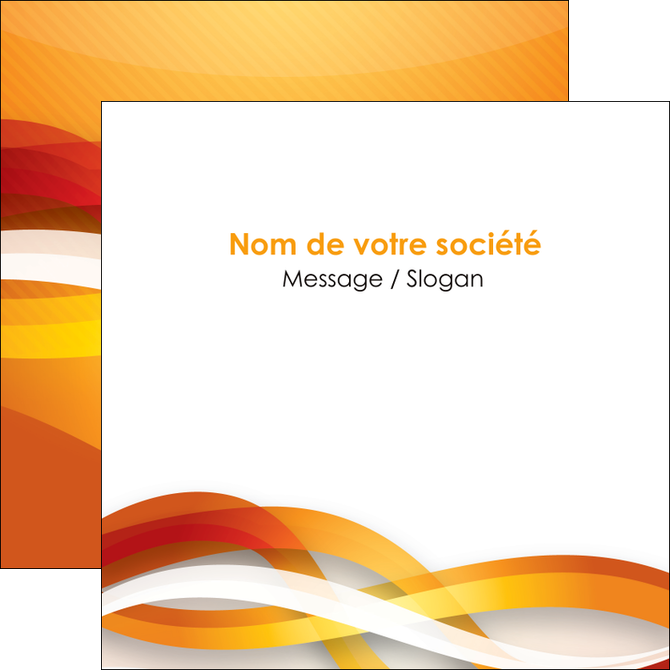 modele en ligne flyers orange colore couleur MLGI64837
