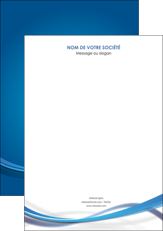 creer modele en ligne affiche bleu fond bleu pastel MFLUOO66669