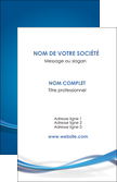 impression carte de visite bleu fond bleu pastel MLGI66677