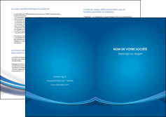 maquette en ligne a personnaliser depliant 2 volets  4 pages  bleu fond bleu pastel MFLUOO66707