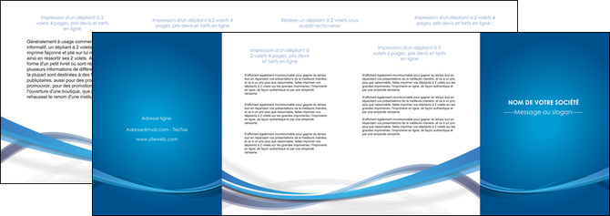 creer modele en ligne depliant 4 volets  8 pages  bleu fond bleu pastel MFLUOO66709