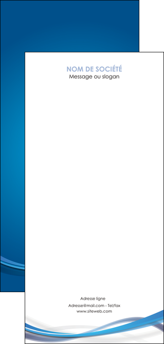 personnaliser maquette flyers bleu fond bleu pastel MFLUOO66717