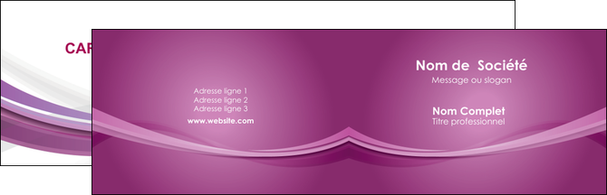 impression carte de visite violet violette abstrait MIDBE66947