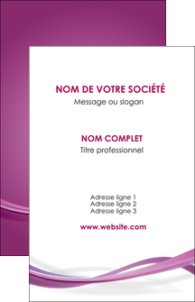 creation graphique en ligne carte de visite violet violette abstrait MIFCH66949