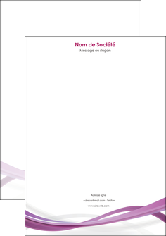 impression tete de lettre violet violette abstrait MIFCH66971