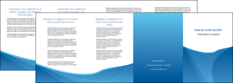 creation graphique en ligne depliant 4 volets  8 pages  bleu bleu pastel couleur froide MFLUOO67309