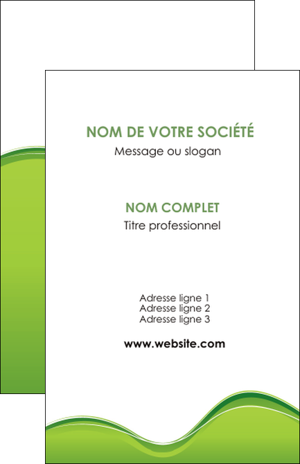 cree carte de visite espaces verts vert vert pastel couleur pastel MFLUOO68025