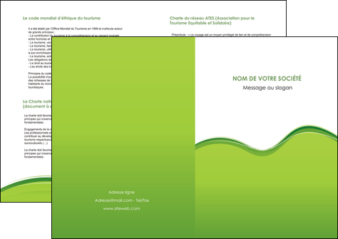 personnaliser modele de depliant 2 volets  4 pages  espaces verts vert vert pastel couleur pastel MFLUOO68055