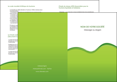 personnaliser modele de depliant 2 volets  4 pages  espaces verts vert vert pastel couleur pastel MFLUOO68055