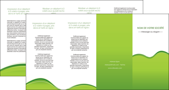 modele en ligne depliant 4 volets  8 pages  espaces verts vert vert pastel couleur pastel MFLUOO68061