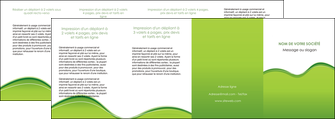 realiser depliant 4 volets  8 pages  espaces verts vert vert pastel couleur pastel MFLUOO68063